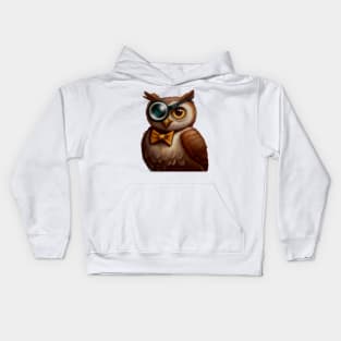 Mad-Eye Owl Kids Hoodie